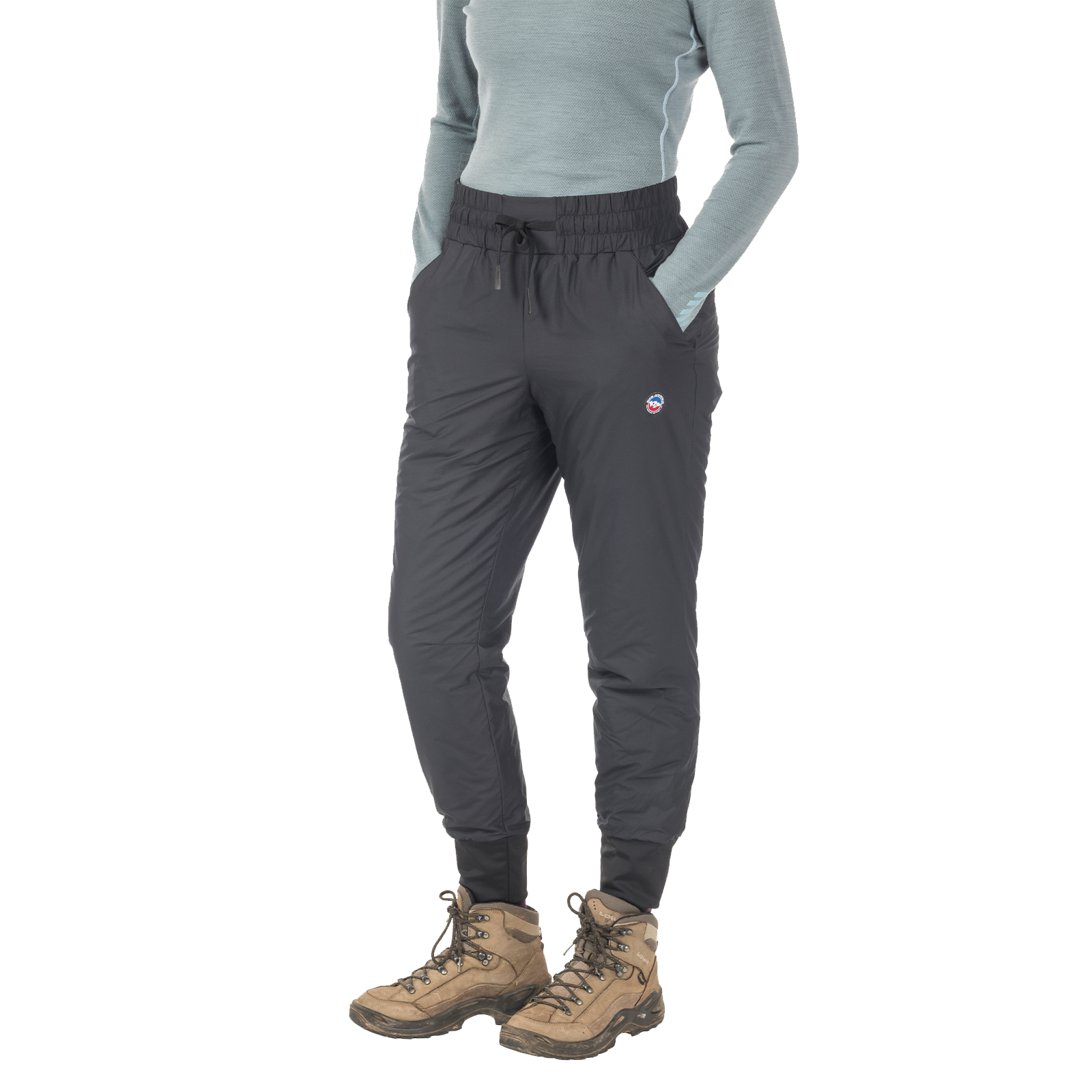  Womens Hiking Pants Quick Dry Water Resistant Lightweight  Joggers Pant For All Seasons Elastic Waist Steel Gray Size XL