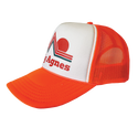 Sunset Stripe Trucker Hat - Orange